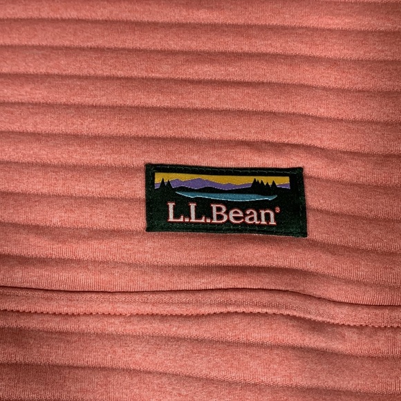 L.L Bean Pink Ribbed Zip-Up Sweater Vest - Picture 4 of 12